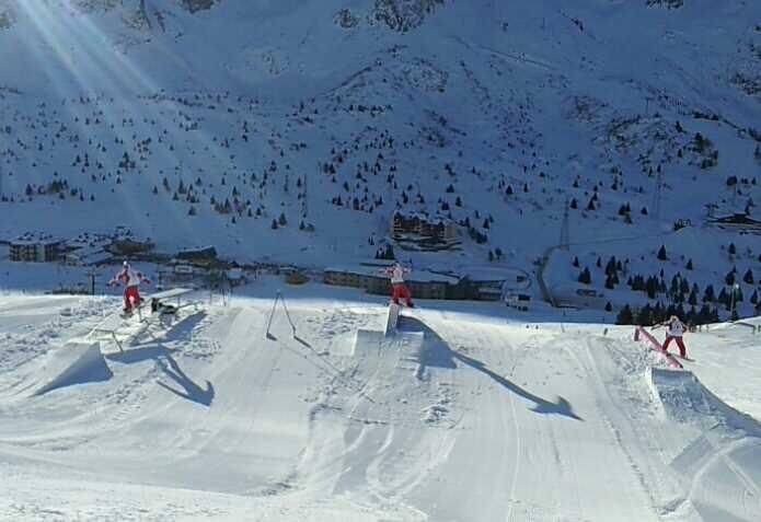 Serodine snow park al Passo del Tonale, novità 2013
credit: Facebook Adamello Ski
