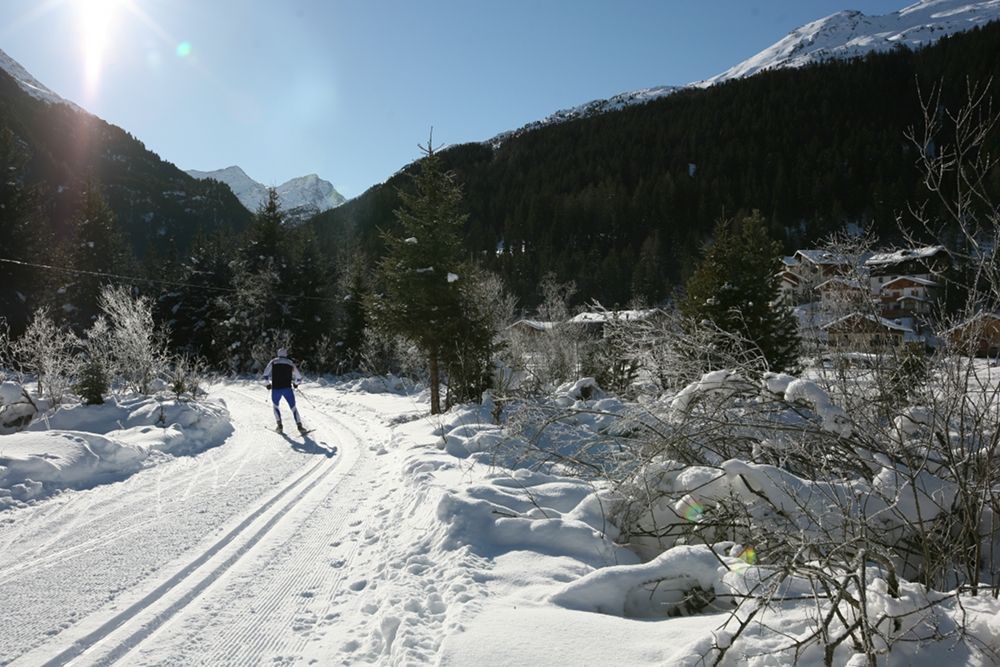 sci di fondo a Santa Caterina