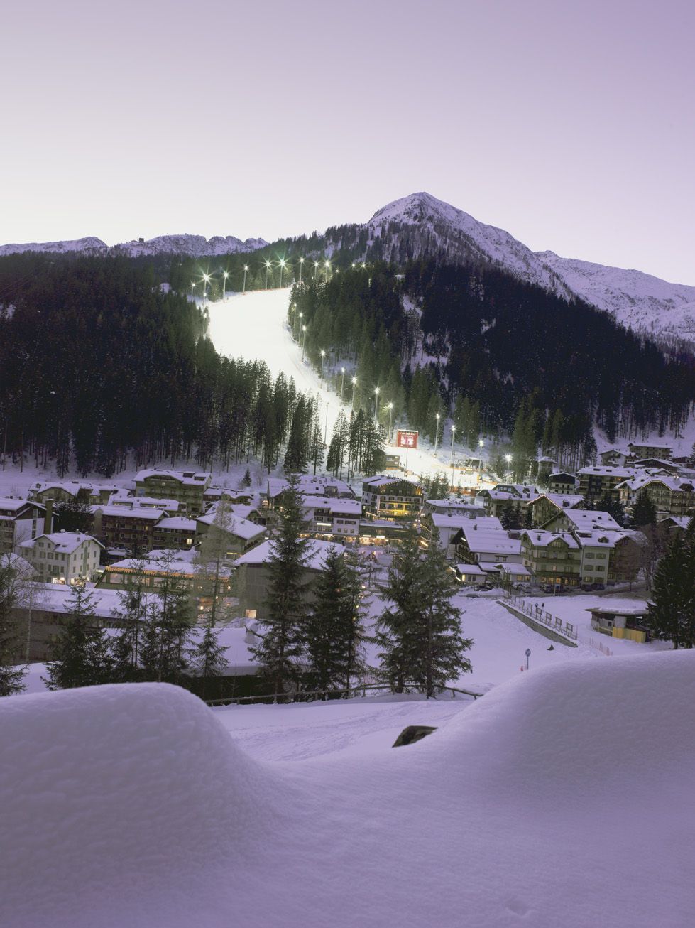 Pista 3 Illuminata a Madonna di Campiglio