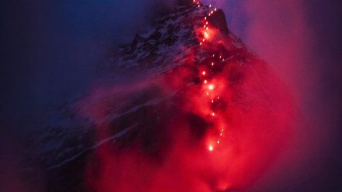 #Matterhorn150 key visual shooting in #Zermatt from the Hörnli hut