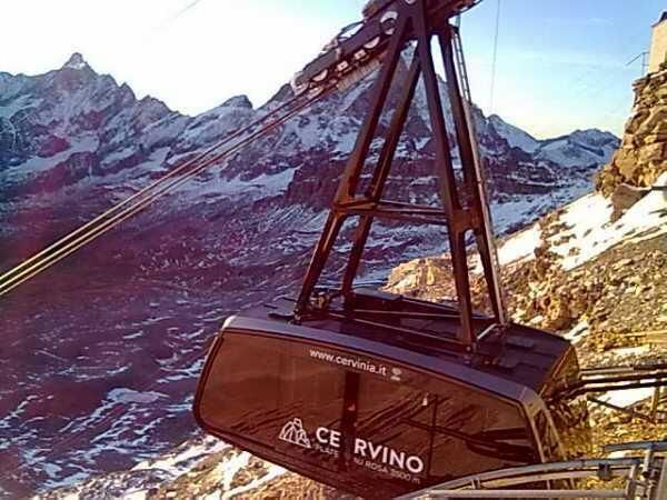 La nuova Funivia del Plateau Rosà