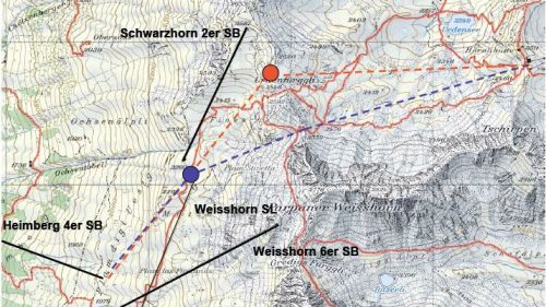 mappa collegamento arosa lenzerheide