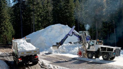 Conservare la neve per l'anno prossimo, da Davos a Sochi al Monte Bondone