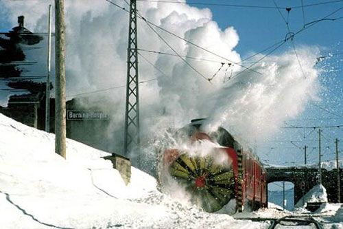 Turbine a Valore sulla linea del Bernina