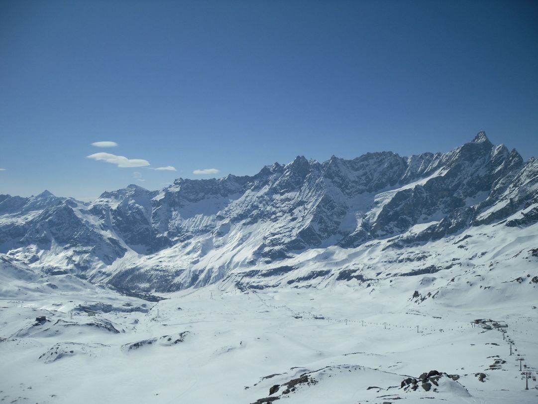 uno spettacolo della natura, la conca di cervinia