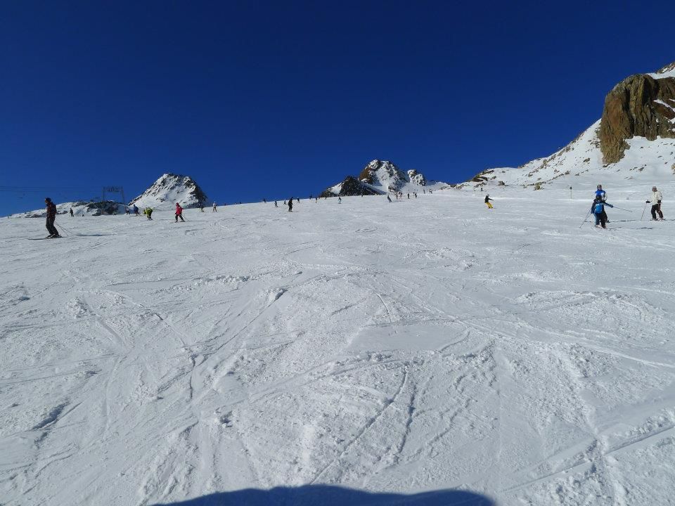 piste del ghiacciaio di Soelden 