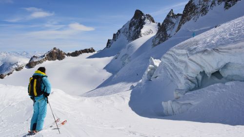 Guida di Chamonix scende a La Grave