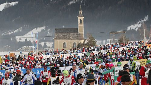 partenza 29a Gran Fondo Val Casies