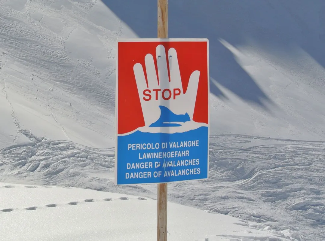 pericolo valanghe su cima Pepino