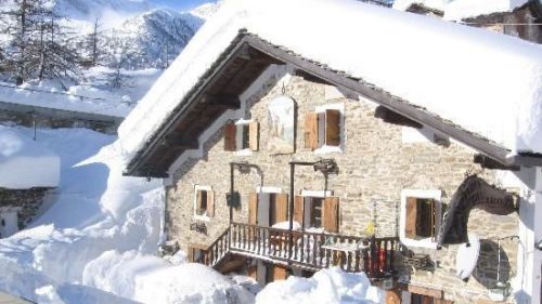 Hotel Chalet del lago a Ceresole Reale, invernale