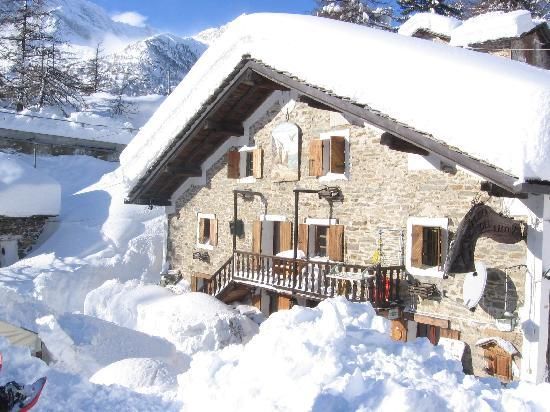 Hotel Chalet del lago a Ceresole Reale, invernale