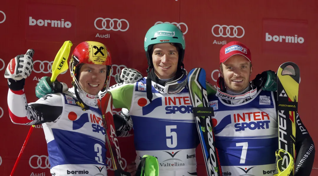 Neureuther: 'Il 2014 inizia alla grande'. Hirscher: 'Il 2° posto è buono'