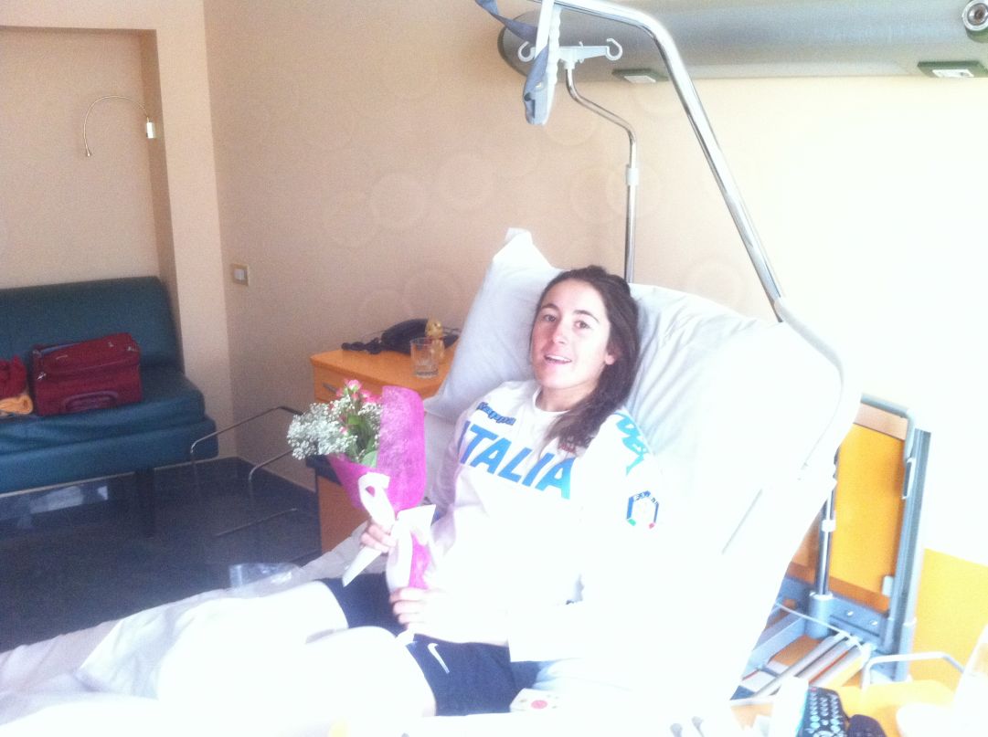 Sofia Goggia oggi sarà dimessa dall'ospedale: 'Ci vediamo a Vail 2015!'