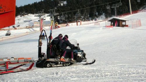 polizia sulle piste