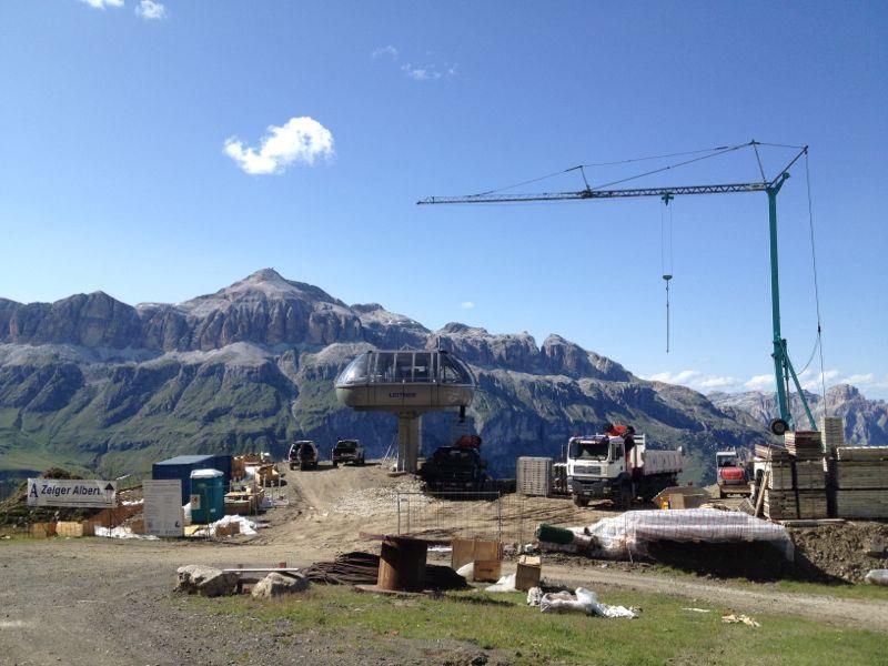 stato lavori della stazione di arrivo al 18 luglio 2012