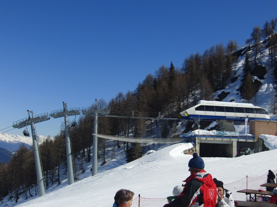 Arrivo della Seggiovia Baradello