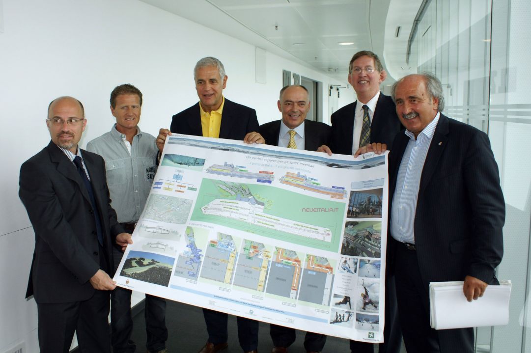 Regione lombardia: Formigoni presenta il progetto per la realizzazione dello Skidome a Selvino