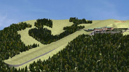 Skidome selvino, layout esterno