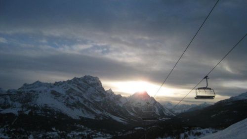 Tramonto a Cortina