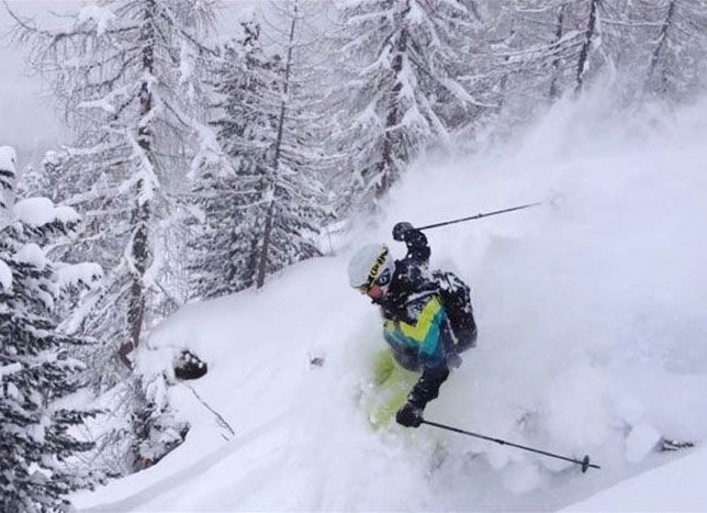 freeride passo san pellegrino