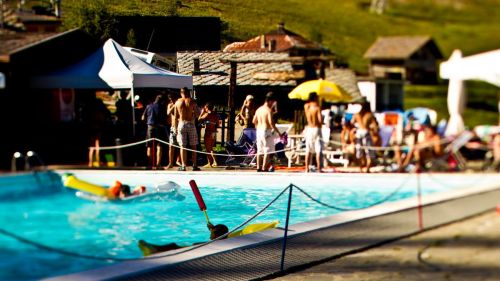 piscina alpina a Plan Checrouit