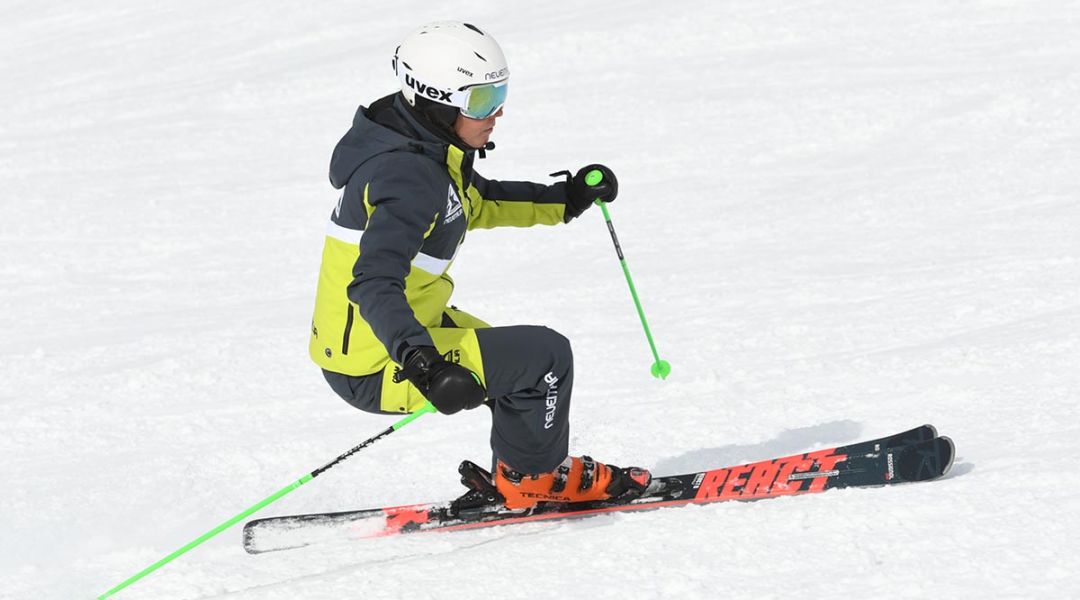Valeria Poncet al test di Rossignol React 8  (2021)