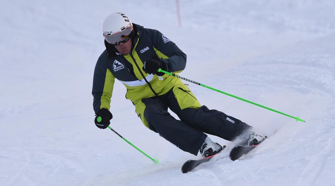 Valerio Malfatto al test di Rossignol React R8 HP (2022)