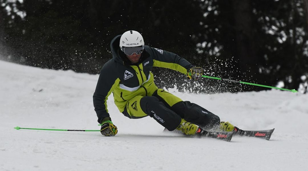 Alex Favaro al test di Nordica Dobermann Spitfire 70 PRO  (2021)