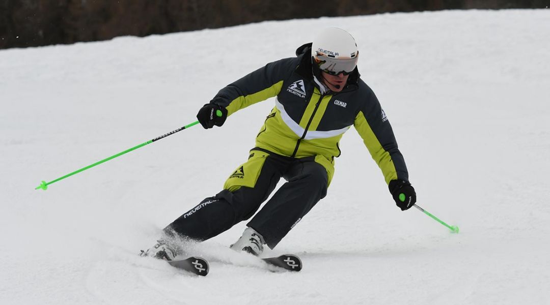 Valerio Malfatto al test di Volkl Racetiger RC (2021)