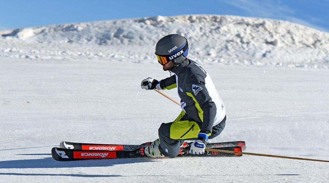 Federico Casnati al test di Nordica Dobermann SLR RB Piston (2021)