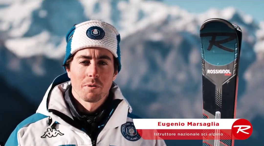 Eugenio Marsaglia: 'La spatola del nuovo Rossignol React aiuta qualsiasi sciatore a godersi al massimo la sciata'