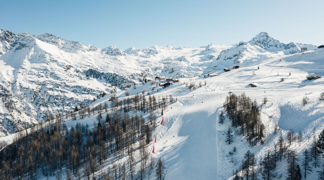 Pista 3 Franco Berthod a La Thuile: la pista nera più ripida d'Italia