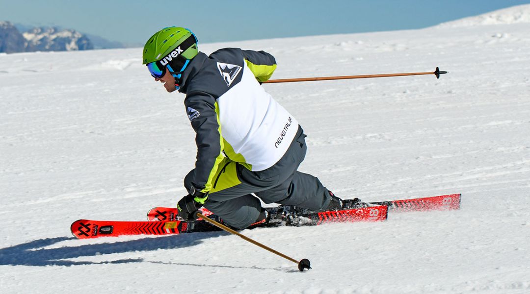 Stefano Belingheri al test di Volkl Racetiger GS (2021)