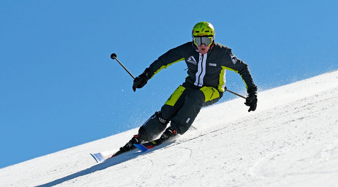 Fabio Della Vedova al test di Dynastar  Speed Course Master GS Konect (2023)