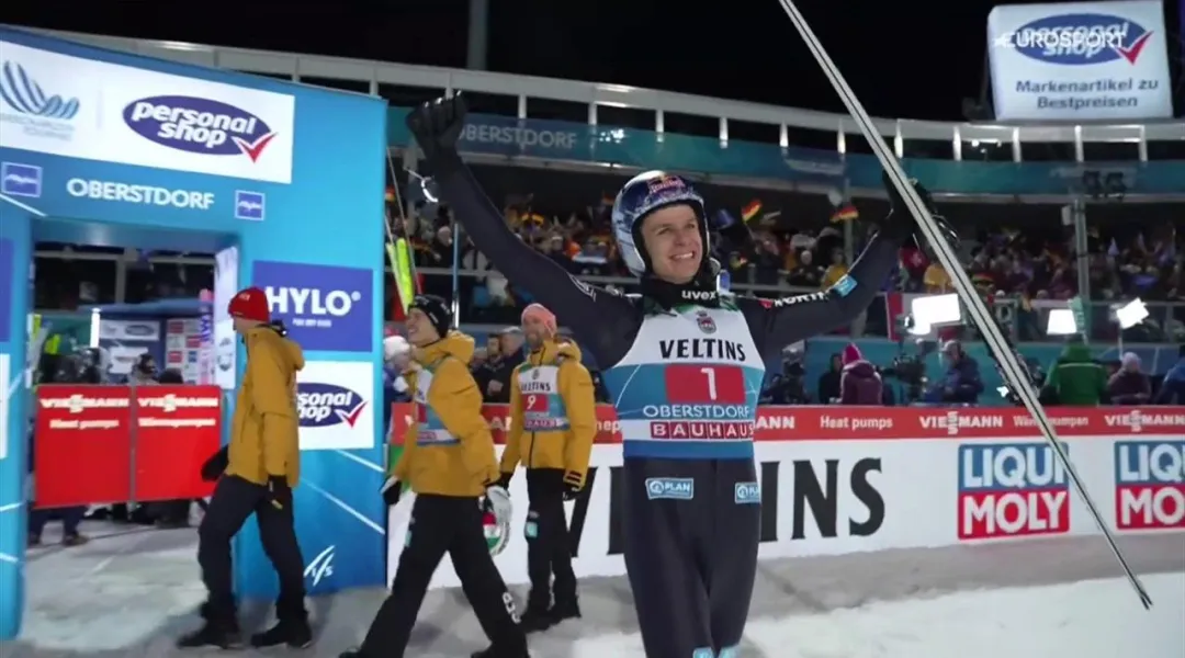 Tourneé dei Quattro Trampolini - Oberstdorf ai piedi di Andreas Wellinger: rivivi il salto che vale la vittoria