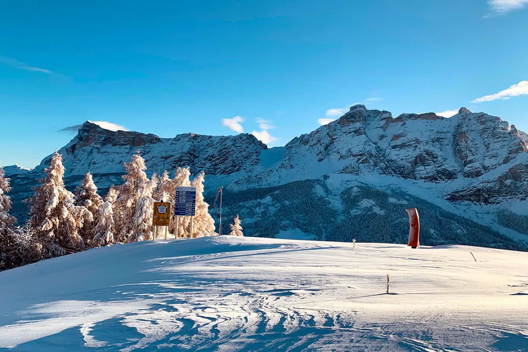 Altabadia 02 11 2021   Nevicata precoce