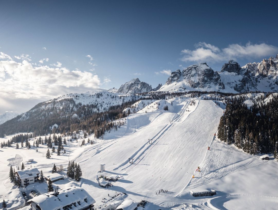Dolomiti Superski: Da oggi apertura del Passo Monte Croce, dal 26 Novembre prime piste aperte in quattro aree