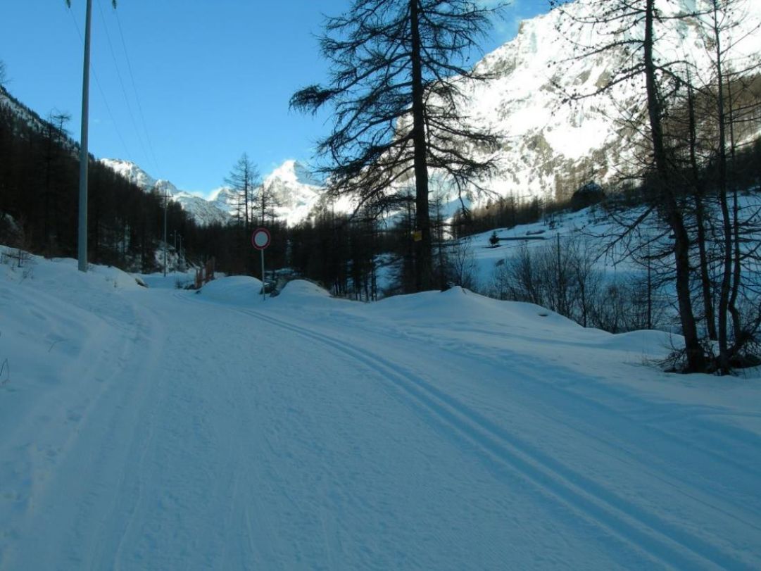 La pista da fondo 'Pres de Bois' a Rhems ND