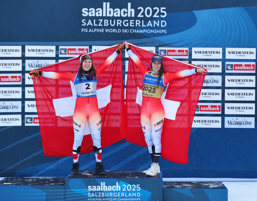 Il medagliere di Saalbach 2025 è della Svizzera ed ecco il primo titolo in ambito femminile