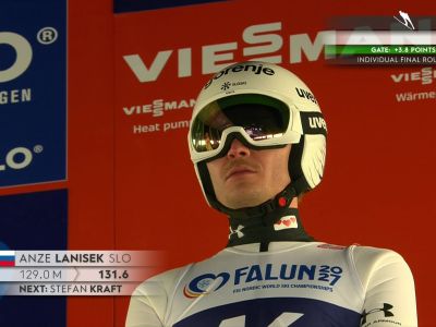 Video Anze Lanisek vince a Falun nonostante il vento: rivedi il salto vincente