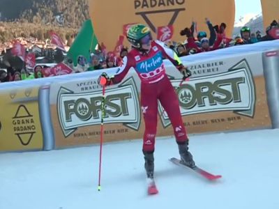 Video Julia Scheib firma la quarta vittoria stagionale nel gigante di Kronplatz, il video della sua seconda manche