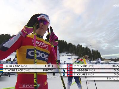 Video La vittoria numero 100 di Klaebo, il più grande di sempre! Il video del norvegese