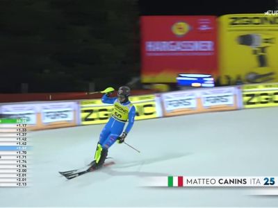 Video Campiglio regala a Canins la prima qualificazione in slalom, il video della sua prima manche