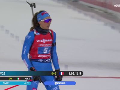 Video Italia 2ª dietro alla Francia nella mixed relay di Östersund. Il video dellarrivo di Lisa Vittozzi