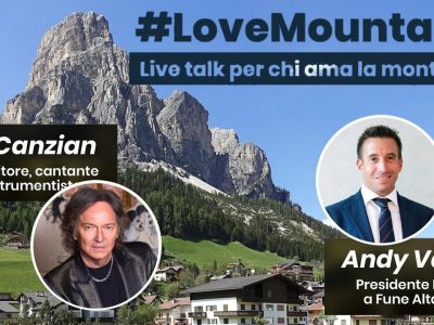 Video #LoveMountains | Red Canzian e Andy Varallo