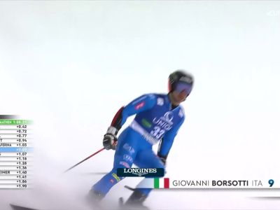 Video Giovanni Borsotti in top 10 nel gigante di Schladming dopo metà gara, il video