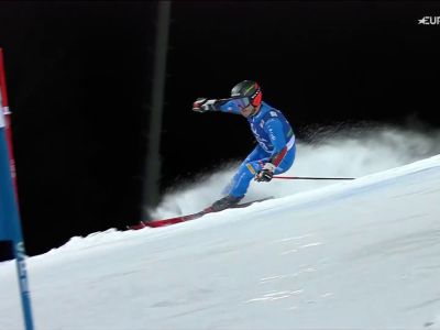 Video Giovanni Borsotti torna in top 10, è nono: il video della sua seconda manche del gigante sulla Planai