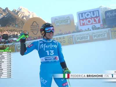 Video Brignone torna in gara ed esalta, è 6ª nel gigante di San Vigilio di Marebbe