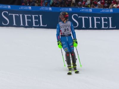 Video Lara Della Mea spenta nella seconda manche dello Slalom di Copper Mountain, il video