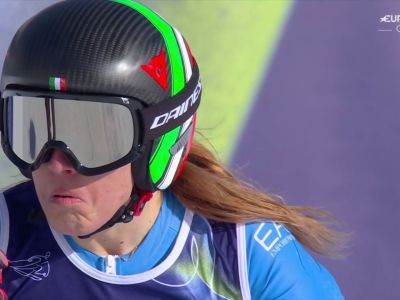 Video Sofia Goggia terza dopo la prima manche del gigante di Cortina, il video